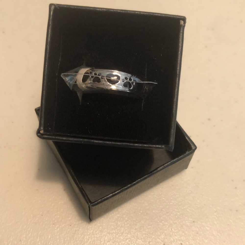 Unisex Animal Lovers Stainless Steel Ring size 9